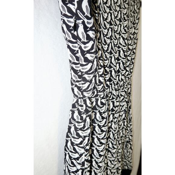 Kate Spade Black and White Bird Dress Size 2 - Picture 8 of 8